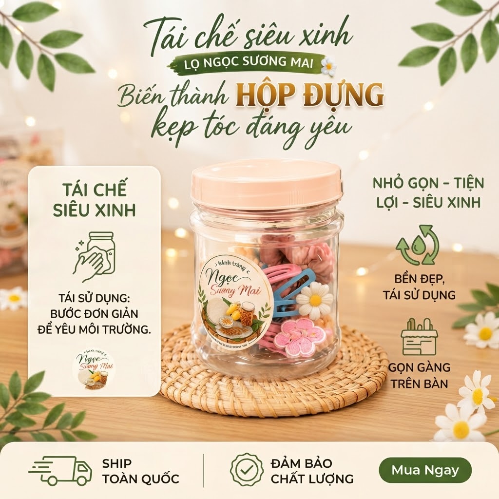 Tái chế đồ ngọc sương mai 