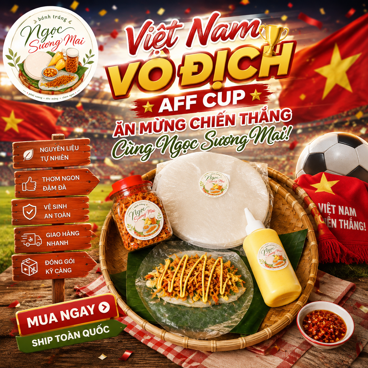 Việt Nam Vô Địch AFF Cup: Ăn Mừng Chiến Thắng Cùng Ngọc Sương Mai! 2 Việt Nam vô địch Ngọc Sương Mai