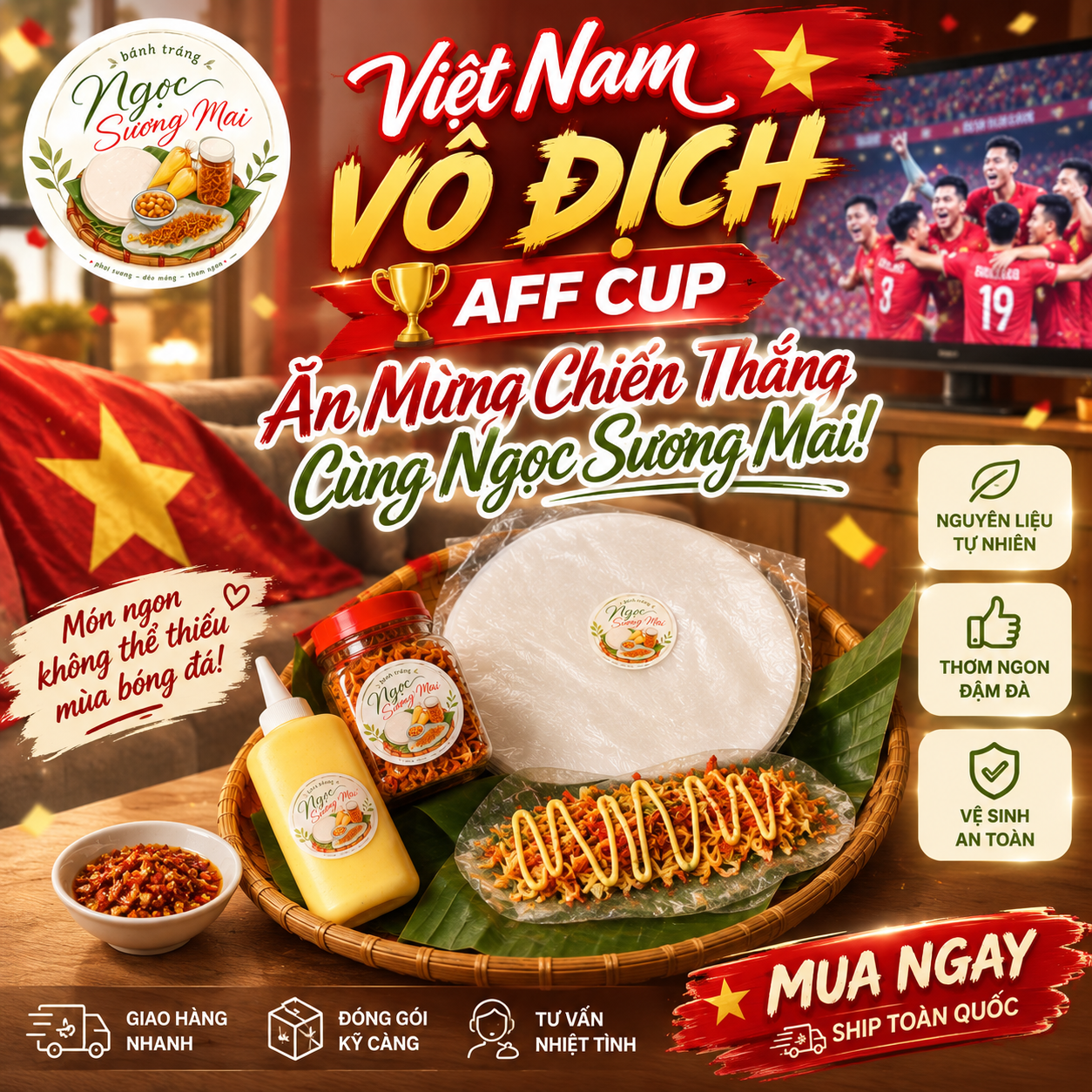 Việt Nam Vô Địch AFF Cup: Ăn Mừng Chiến Thắng Cùng Ngọc Sương Mai! 3 Việt Nam vô địch Ngọc Sương Mai