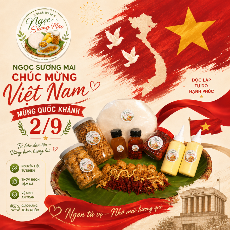 Quốc Khánh Mùng 2/9: Ngọc Sương Mai Chúc Mừng Việt Nam 2 Quốc khánh mùng 2/9