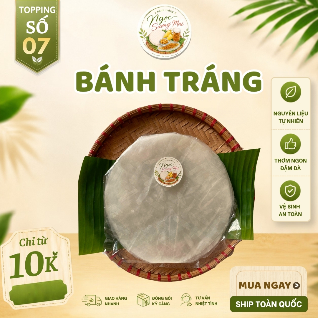 Bánh tráng - Set 7 - Song Hỷ - Bánh tráng Ngọc Sương Mai Bánh tráng - Set 7 - Song Hỷ - Bánh tráng Ngọc Sương Mai