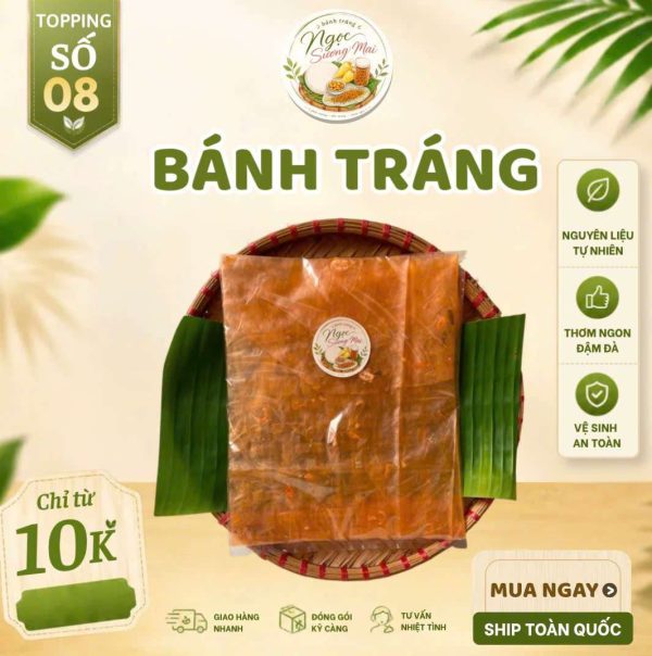 bánh tráng đỏ