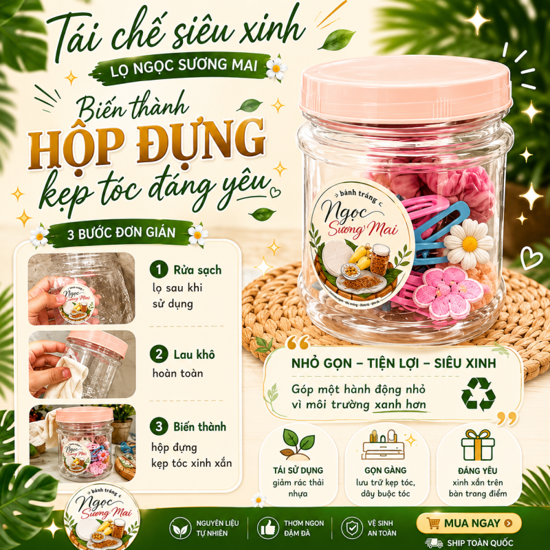 Tái chế đồ ngọc sương mai