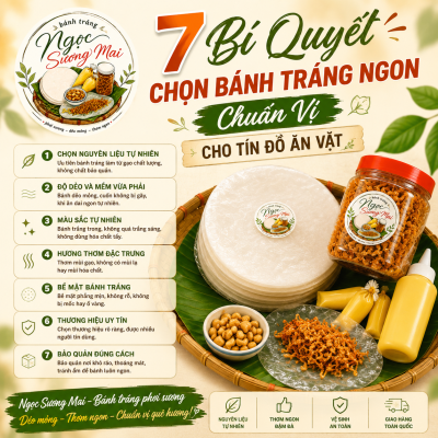 7 bí quyết chọn bánh tráng